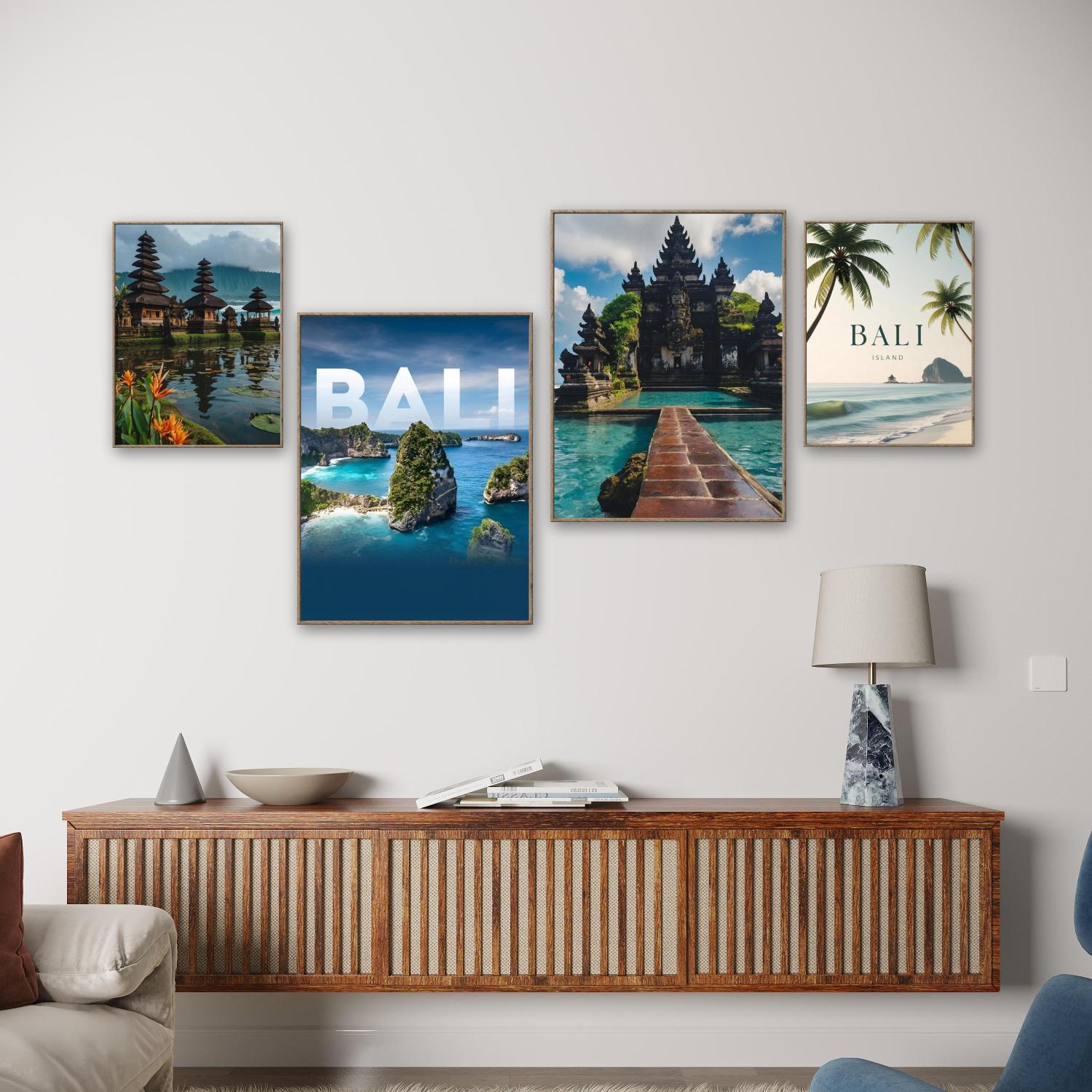 Embroidery Bali - Bali Adası Manzarası DIY Elmas Boyama