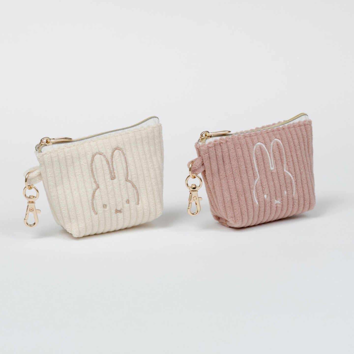 Embroidery Bag - Kawaii Miffy Tavşan Desenli Kadife İşlemeli