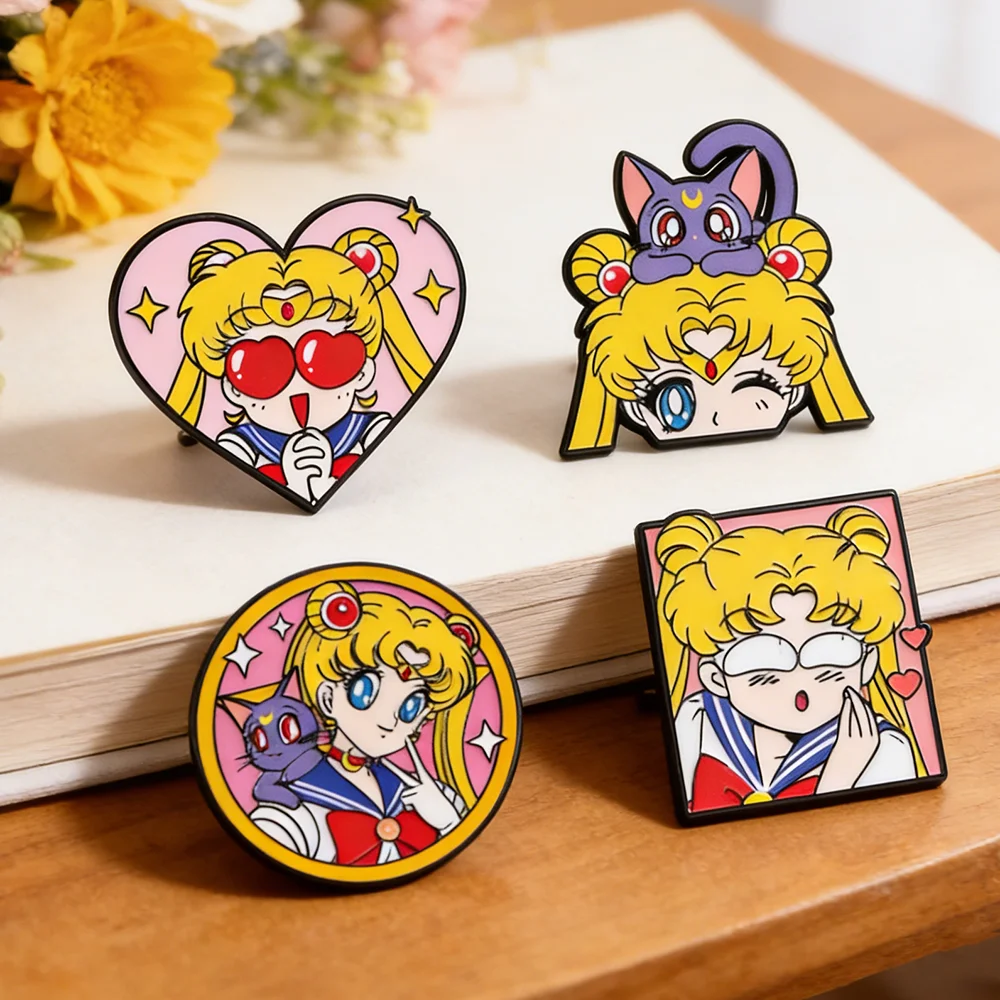Embroidery Reddit - 4 Adet Sailor Moon Kalp Şeklinde