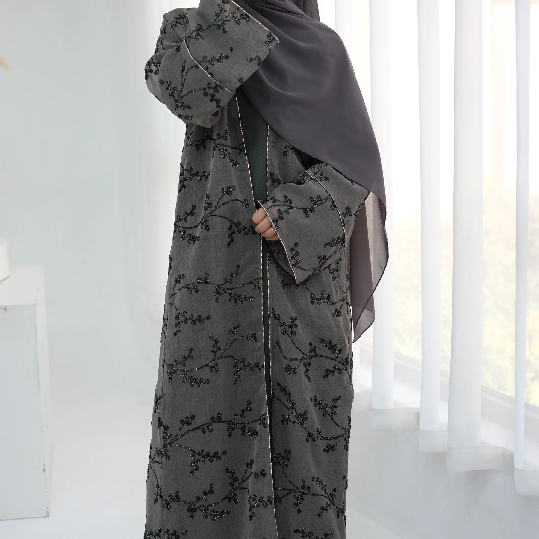 Embroidery Kebaya - Kadınlar İçin İşlemeli Kimono Hırka, Ramazan