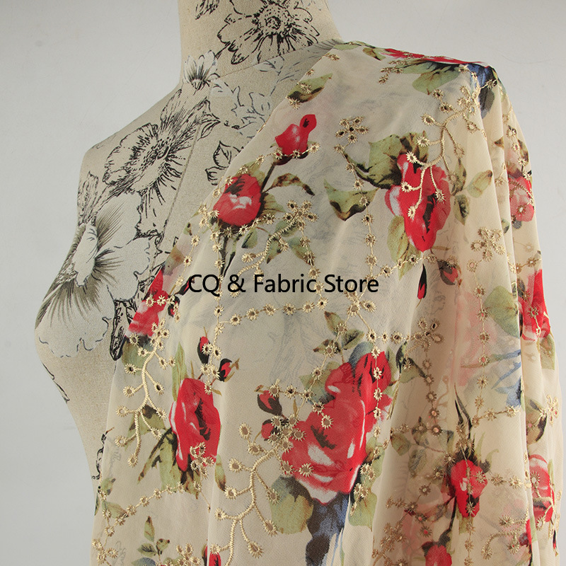 Yeni gül desenli nakış baskılı - Embroidery Rose incelemesi ve fiyatı