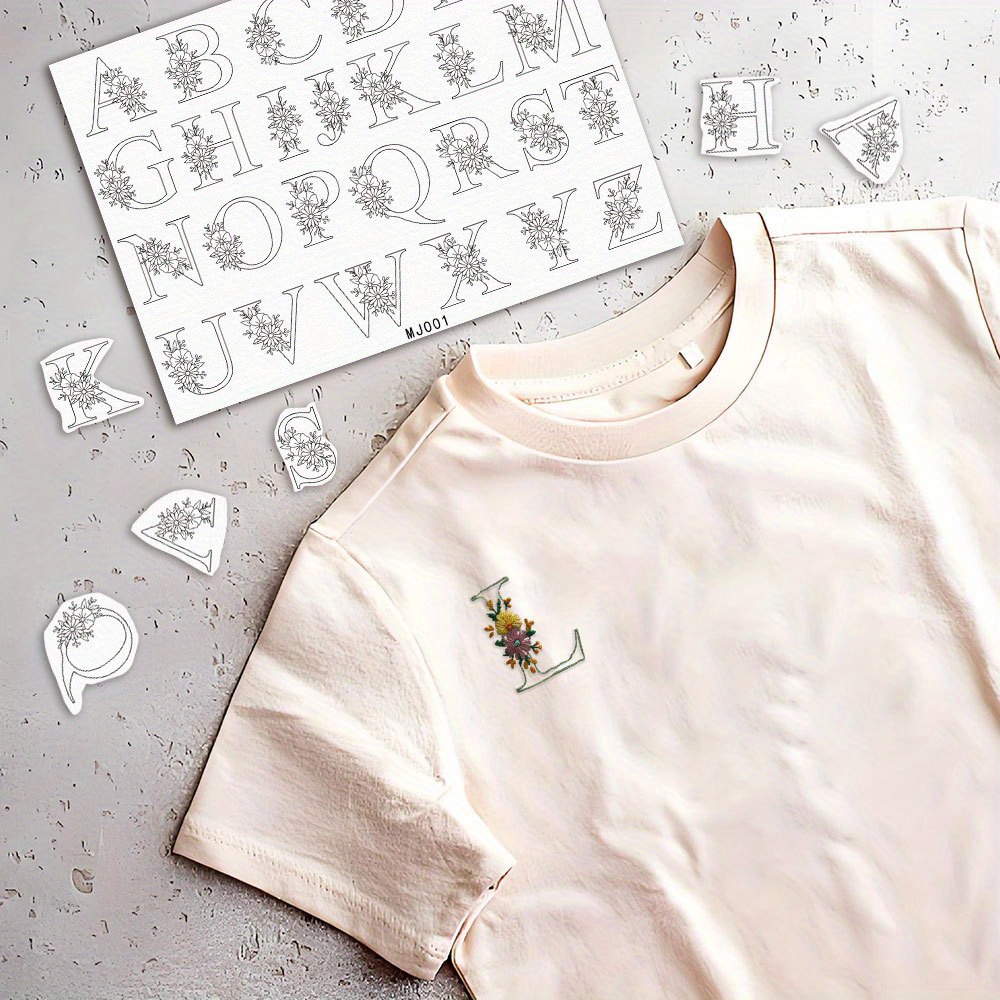 Çiçekli D Harfi Tasarımlı 1 Ad - Embroidery Meaning incelemesi ve fiyatı