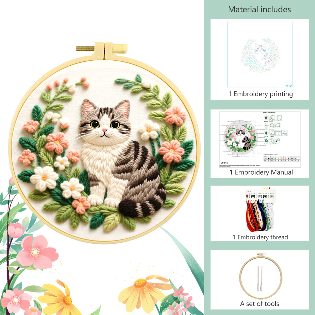 Kendin Yap El İşi Nakış Seti,  - Embroidery Meaning incelemesi ve fiyatı