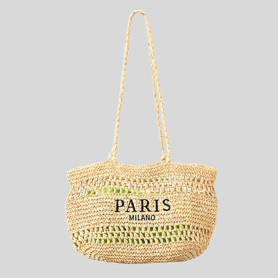 Rahat Içi Boş Hasır Tote Çanta - Embroidery Bali incelemesi ve fiyatı
