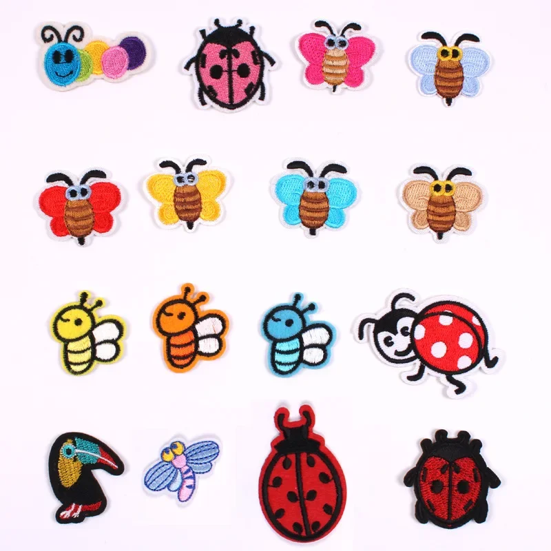 100 adet/grup Küçük Nakış Yama - Embroidery Lady Bug incelemesi ve fiyatı