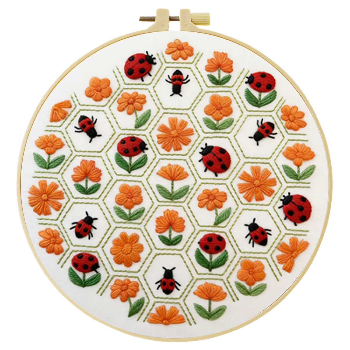 1 adet 20X20CM/15X15CM 7.87/6. - Embroidery Lady Bug incelemesi ve fiyatı