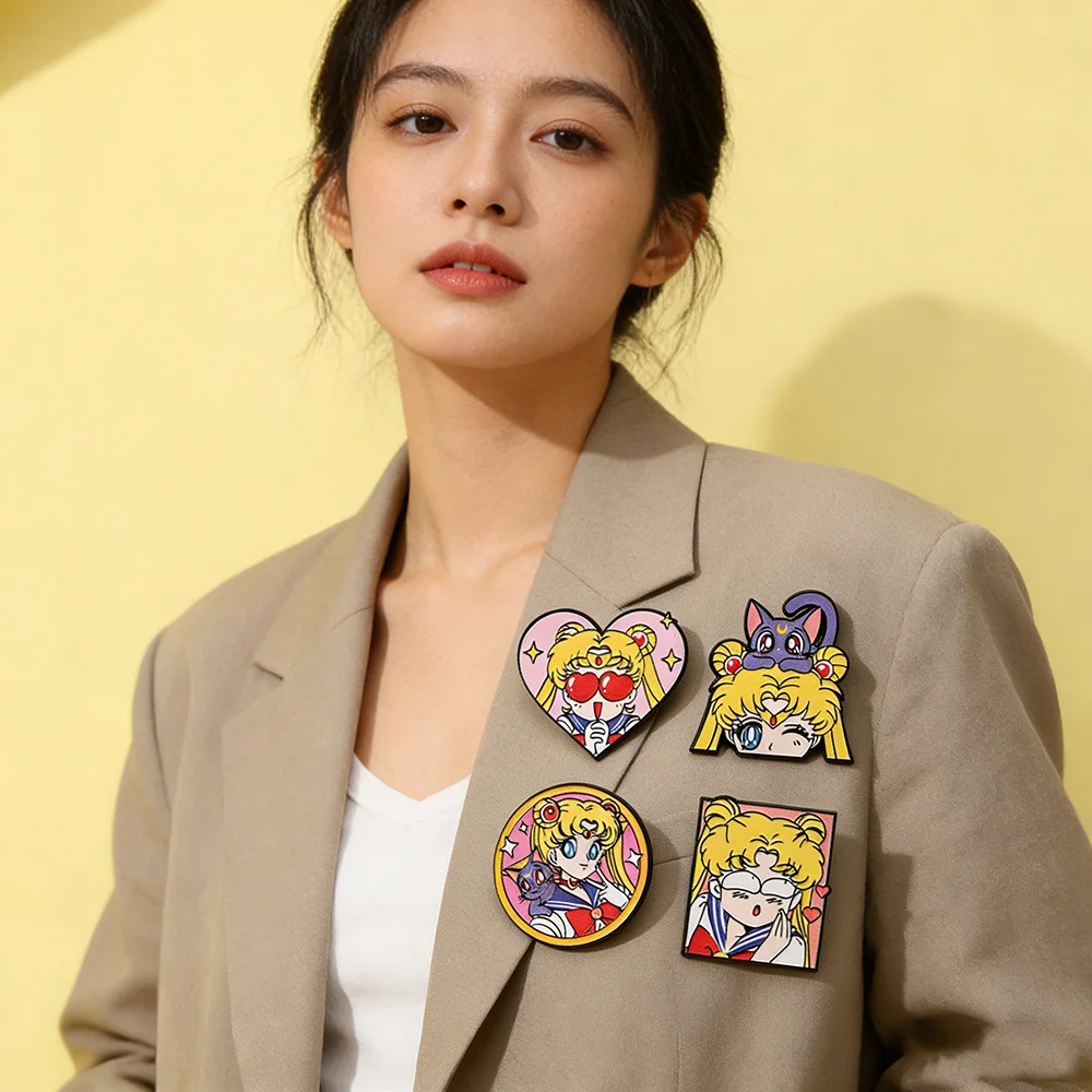 4 Adet Sailor Moon Kalp Şeklin - Embroidery Reddit incelemesi ve fiyatı