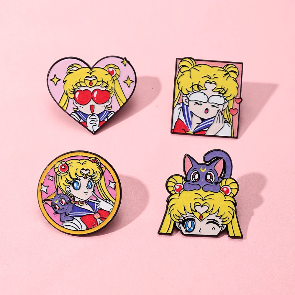 4 Adet Sailor Moon Kalp Şeklin - Embroidery Reddit incelemesi ve fiyatı