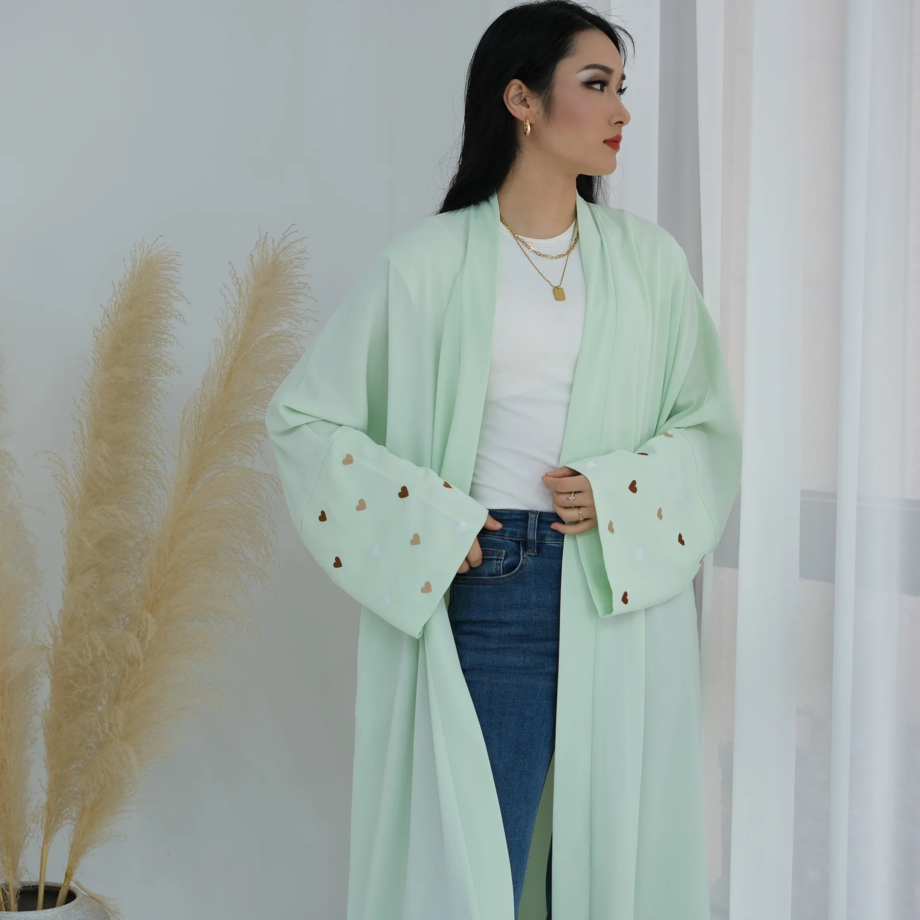 Bayram Kalp Nakışlı Uzun Elbis - Embroidery Kebaya incelemesi ve fiyatı